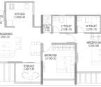 Paranjape Trident Towers  - Unit Floor Plans