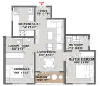 Puravankara Lake Vista Pallikaranai - Unit Floor Plans