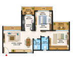 Bhagwati Greens 3 Kharghar - Unit Floor Plans