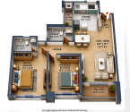 Supreme Rivana Punawale - Unit Floor Plans