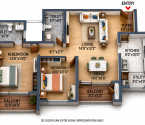 Sattva Songbird Budigere Cross - Unit Floor Plans