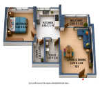Paranjape Schemes Forest Trails Everglades Bhugaon - Unit Floor Plans