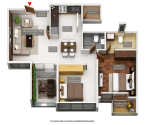 Purva Aspire Bavdhan - Unit Floor Plans