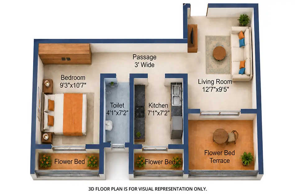 Dream Maple Ulwe - 1 BHK 720 Sq. Ft