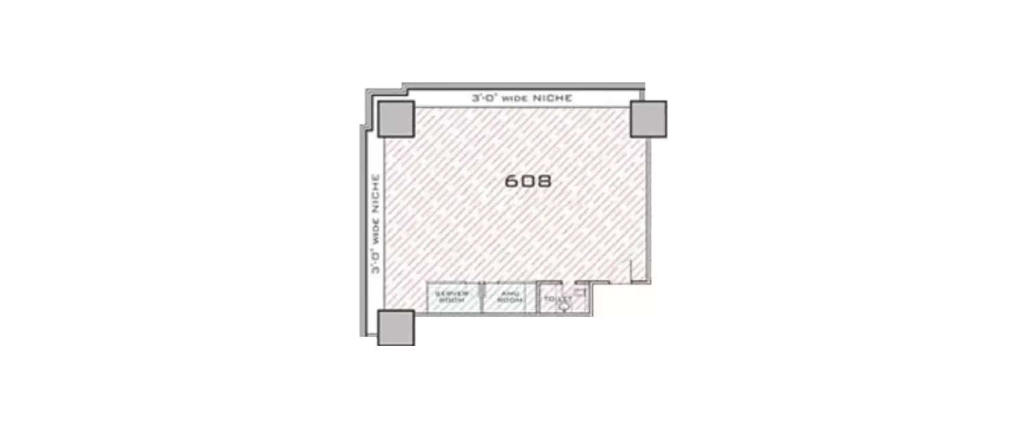 Floor plan for Commercial Office