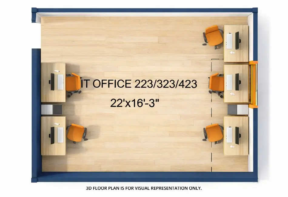 Squarefeet Centura Square Wagle Estate - Floor plan Commercial Office 397 Sq.ft