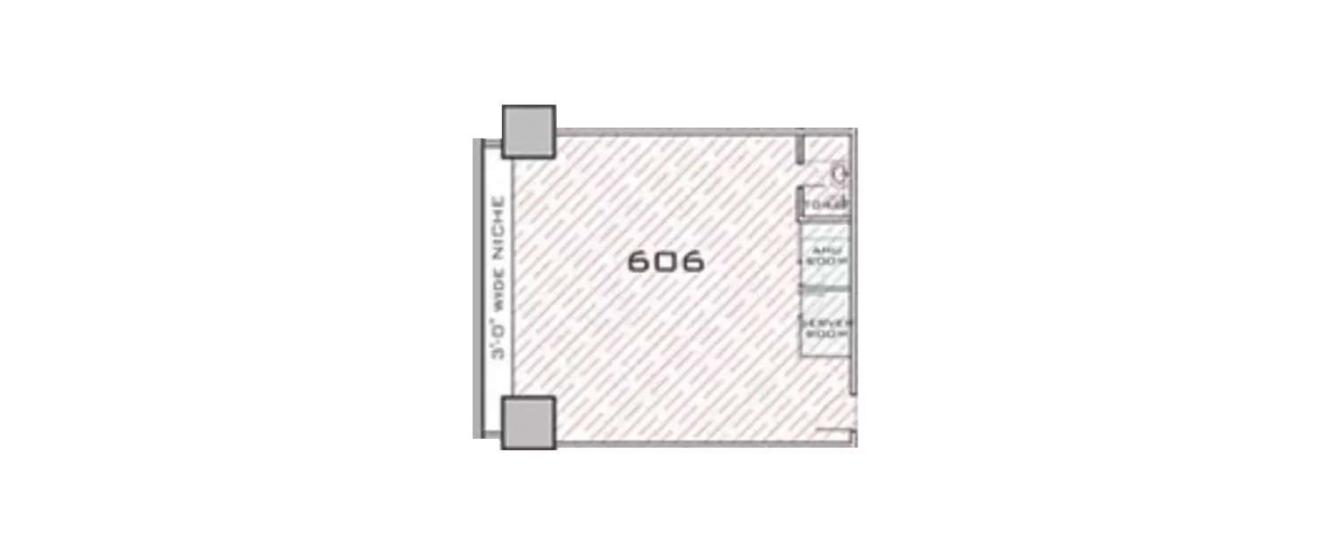 Floor plan for Commercial Office