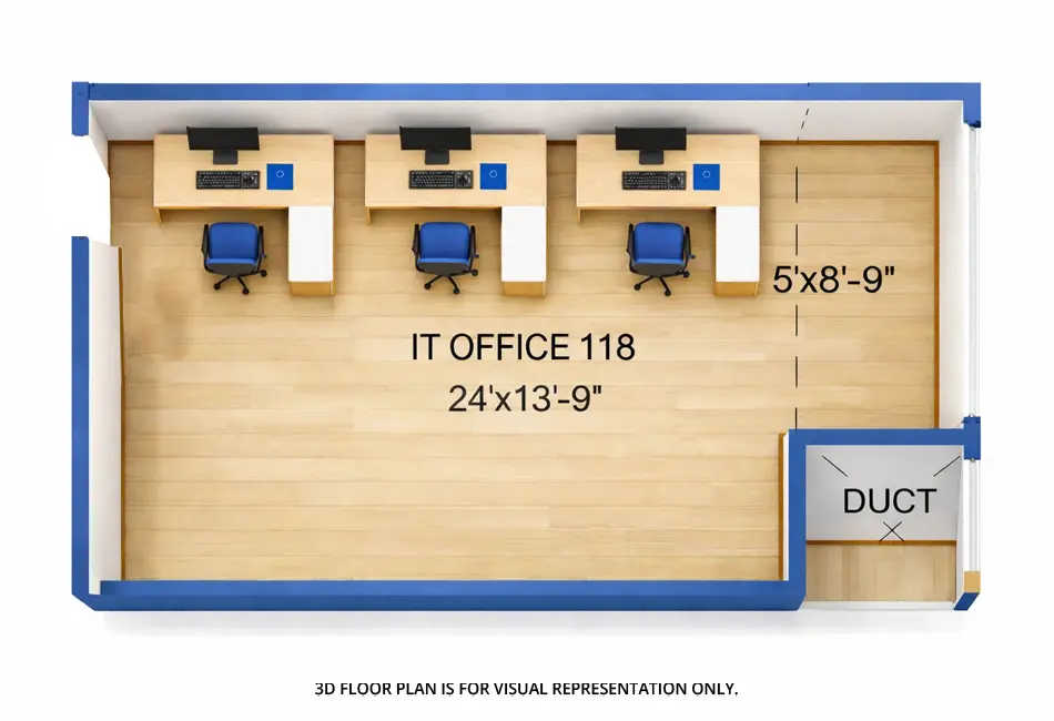 Squarefeet Centura Square Wagle Estate - Floor plan Commercial Office 407 Sq.ft