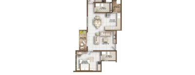 Concorde Auriga, 2 BHK-768 Sq.ft