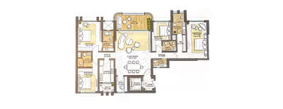 Lodha Vero, 3.5 BHK-null Sq.ft