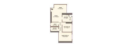 Marathon Monte South, 2 BHK-846 Sq.ft