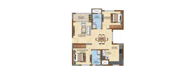 Salarpuria Sattva Divinity, 2 BHK-797 Sq.ft