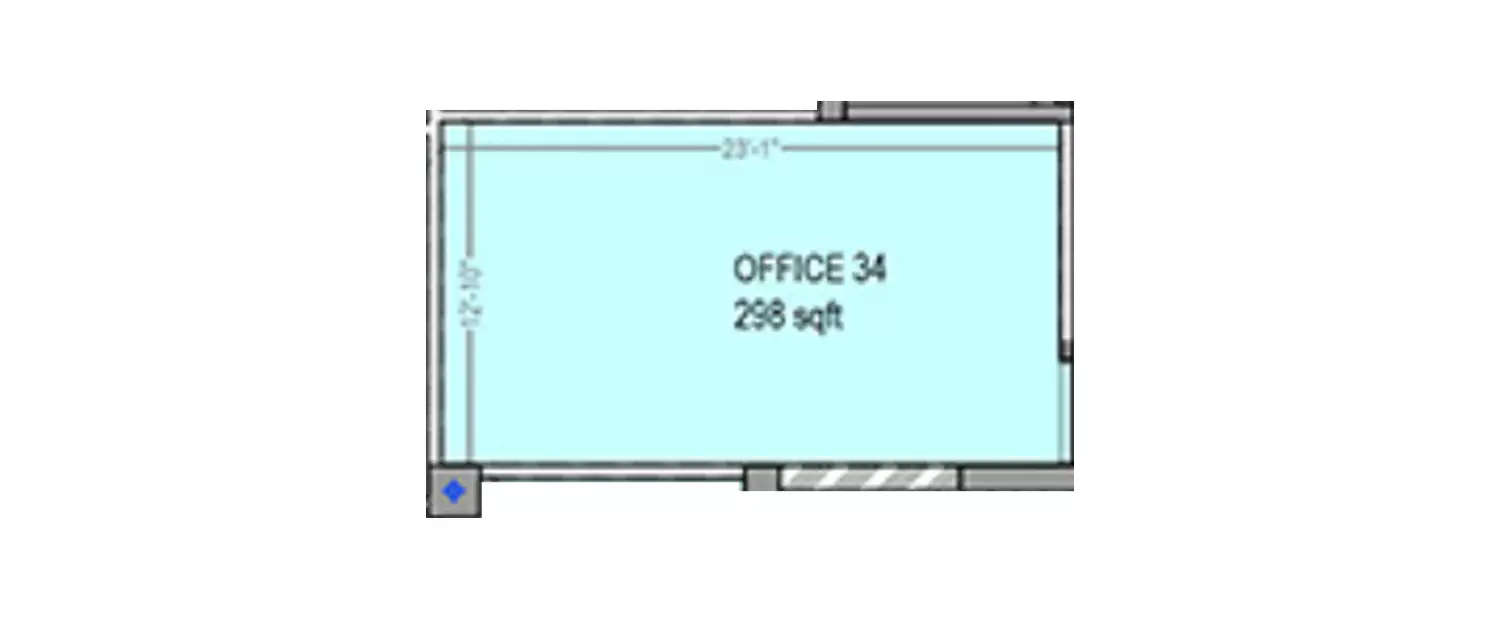 Floor plan for Commercial Office