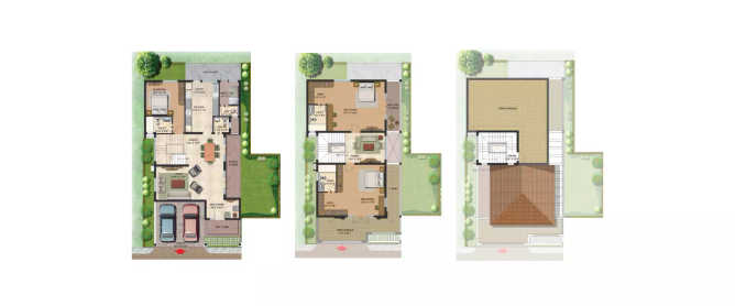 Prestige Glenwood Bommenahalli - Floor plan 3.5 BHK 3339 Sq.ft