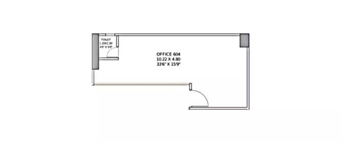 Kohinoor B-Zone Shivaji Nagar Shivajinagar - Floor plan Commercial Office 420 Sq.ft