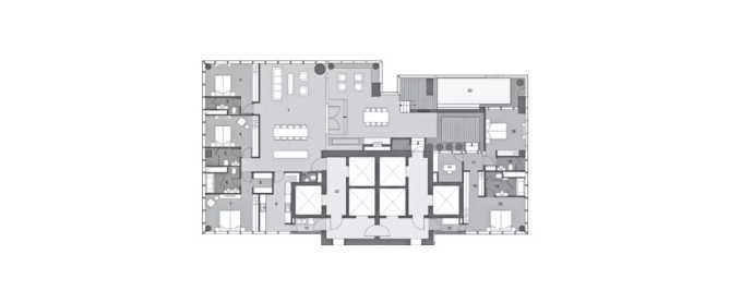 Lodha Altamount Tardeo - Floor plan 5 BHK 3564 Sq.ft