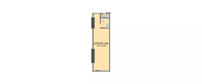 Lodha Codename Business Ready Dombivali - Floor plan Commercial Office 350 Sq.ft