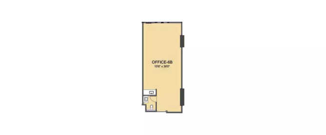 Lodha Codename Only The Best Kolshet Road - Floor plan Commercial Office 573 Sq.ft