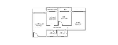 Haware Nakshatra Phase 4, 1 BHK-348 Sq.ft