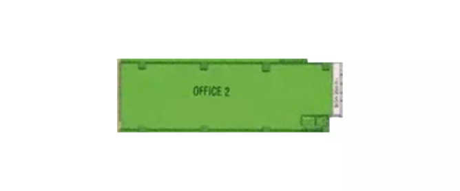 Kanakia Wallstreet Andheri - Floor plan Commercial Office 2913 Sq.ft
