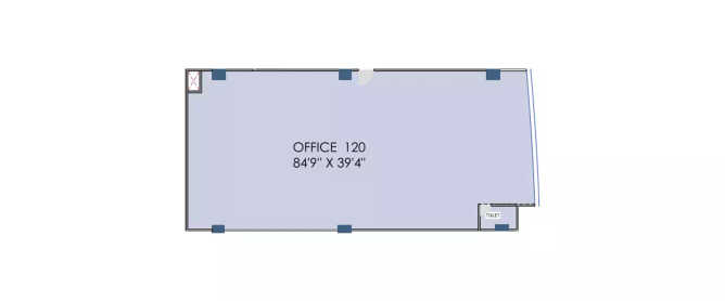 Kanakia Zillion Kurla - Floor plan Commercial Office 3290 Sq.ft