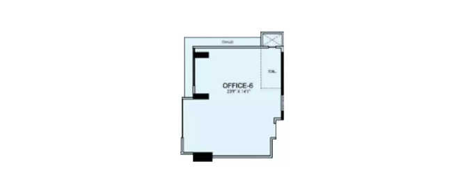 Kanakia Atrium 215 Chakala - Floor plan Commercial Office 750 Sq.ft