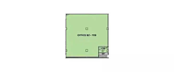 Kanakia Boomerang Andheri - Floor plan Commercial Office 3076 Sq.ft