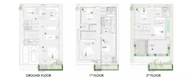 Merusri Antelopes Boodihal - Floor plan 4 BHK 3800 Sq.ft