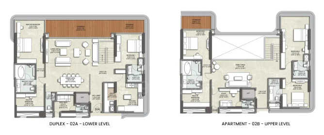 Kalpataru One Crest Nungambakkam - Floor plan 5 BHK 5777 Sq.ft