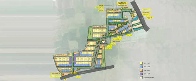 Purva Woodfield Bommasandra - Floor plan Plot 3202 Sq.ft