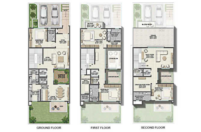 Sobha Galera Raghuvanahalli - Floor plan 4 BHK 4340 Sq.ft