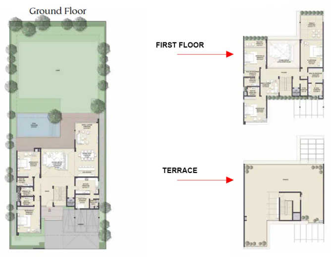 Emaar Casa Venero Alibaug - Floor plan 5 BHK 5121 Sq.ft