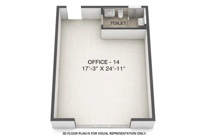 Hiranandani Solus Ghodbunder Road - Floor plan Commercial Office 316 Sq.ft