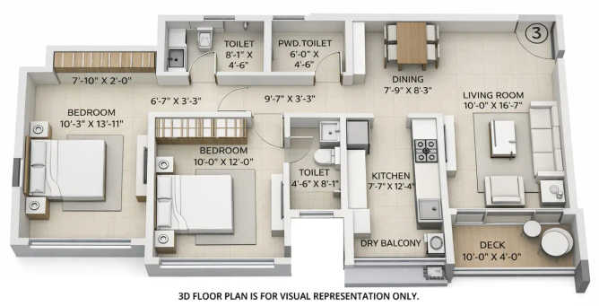 Arkade Pearl Vile Parle - Floor plan 2 BHK 839 Sq.ft