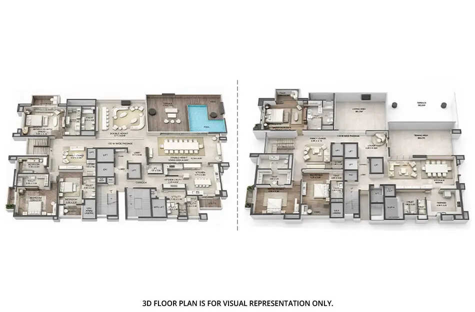 ATS Knightsbridge Sector 124 - Floor plan 6 BHK 6982 Sq.ft