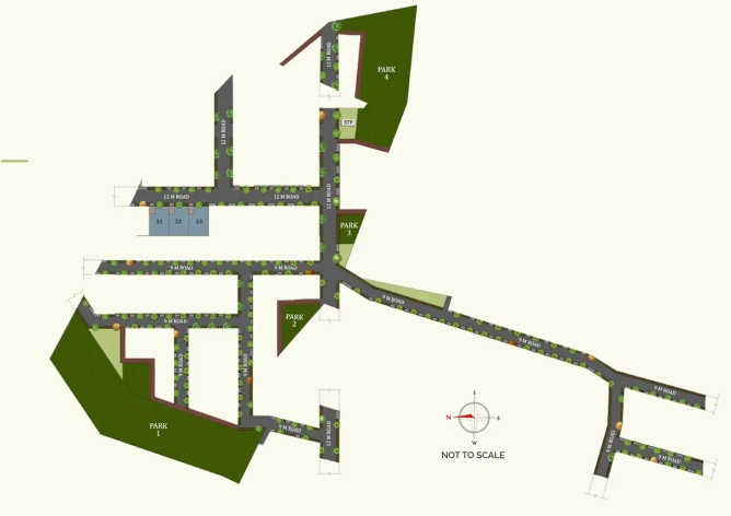 Concorde Hill Crest Chikkabalapur - Floor plan Plot 2400 Sq.ft