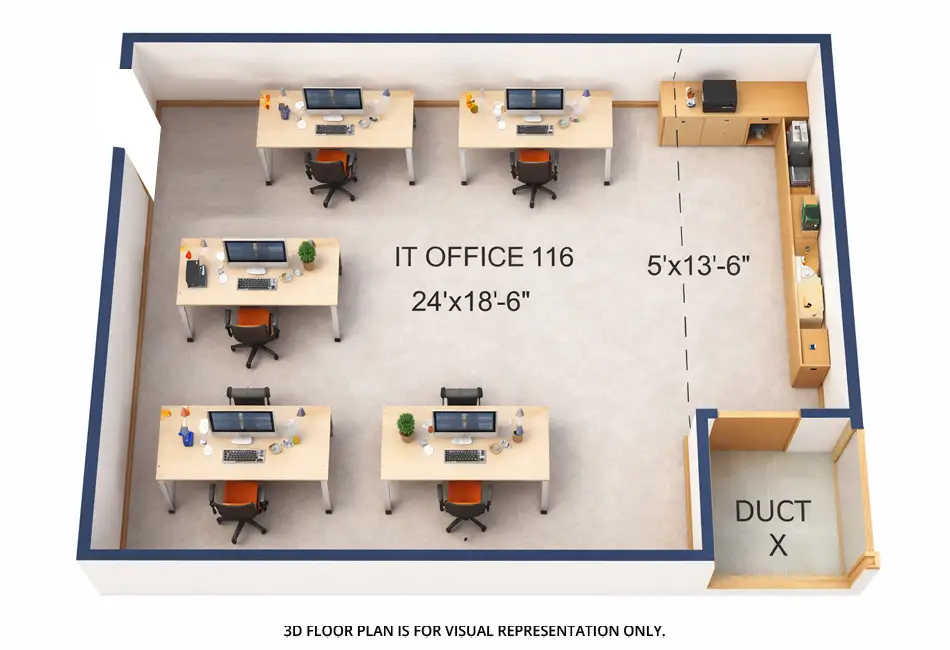 Squarefeet Centura Square Wagle Estate - Floor plan Commercial Office 545 Sq.ft