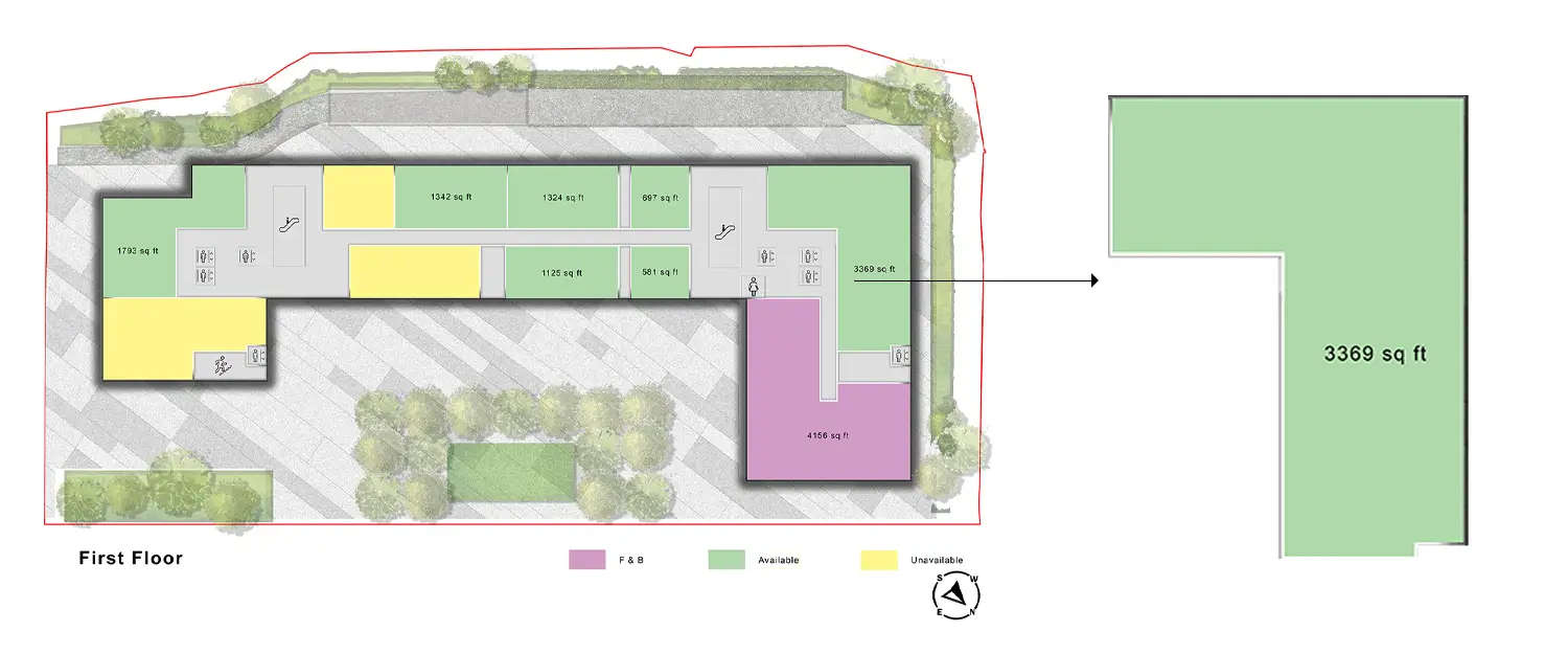 Floor plan for Commercial Office