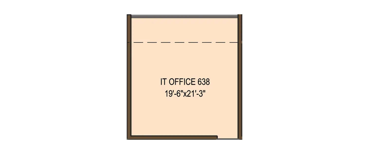 Floor plan for Commercial Office