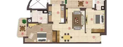 Antara Noida, 2 BHK-890 Sq.ft