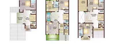Jaypee Kingswood Oriental, 4 BHK-3850 Sq.ft