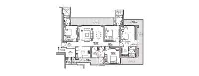 Godrej Tropical Isle, 4 BHK-3250 Sq.ft