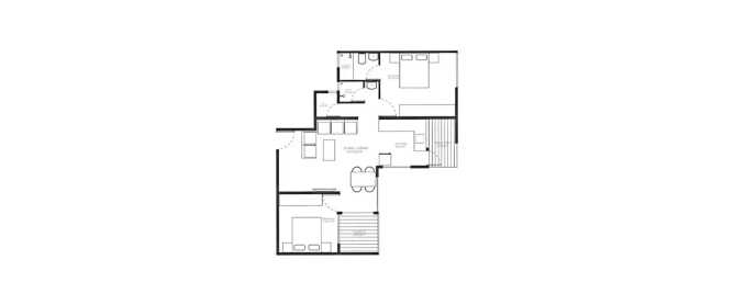 Skyi Pelican Pirangut - Floor plan 2 BHK 564 Sq.ft