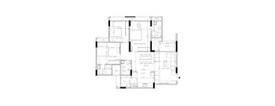 Orchid Greens, 2 BHK-716 Sq.ft