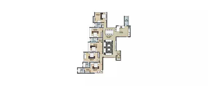 Paranjape Schemes Punarvasu Deccan Gymkhana - Floor plan 5 BHK 3600 Sq.ft