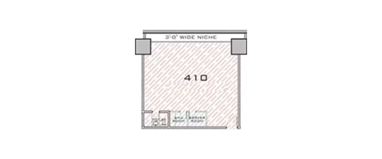 Floor plan for Commercial Office