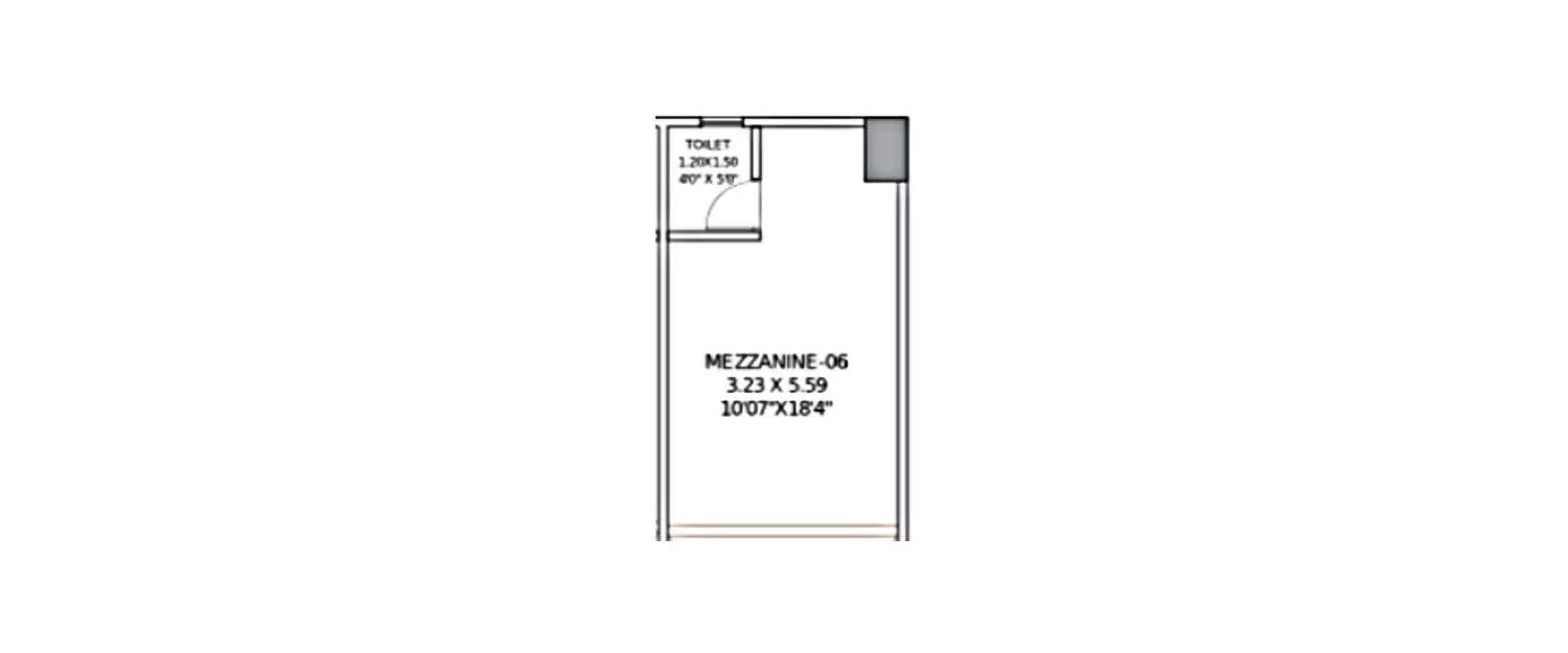 Floor plan for Retail Shop