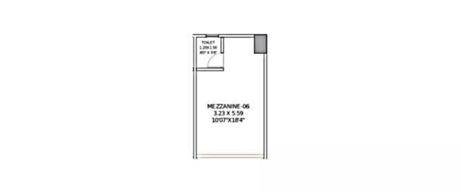 Kohinoor B-Zone Shivaji Nagar Shivajinagar - Floor plan Retail Shop 617 Sq.ft