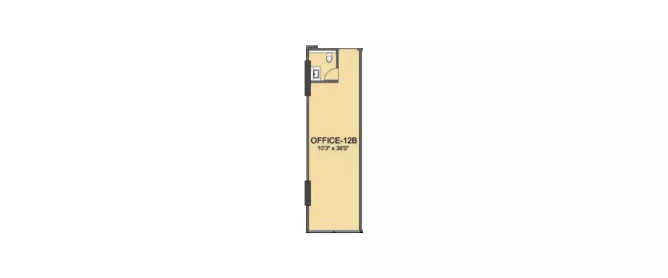 Lodha Supremus Andheri - Floor plan Commercial Office 368 Sq.ft