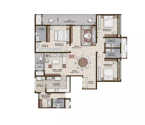 Puravankara Codename AI Yemlur - Unit Floor Plans